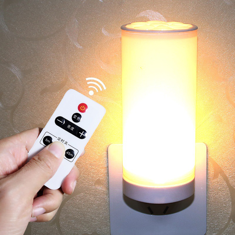 Đèn ngủ Led thông minh bảo vệ mắt, tiết kiệm năng lượng với chức năng hẹn giờ điều khiển 3 chế độ, 10 cấp độ sáng