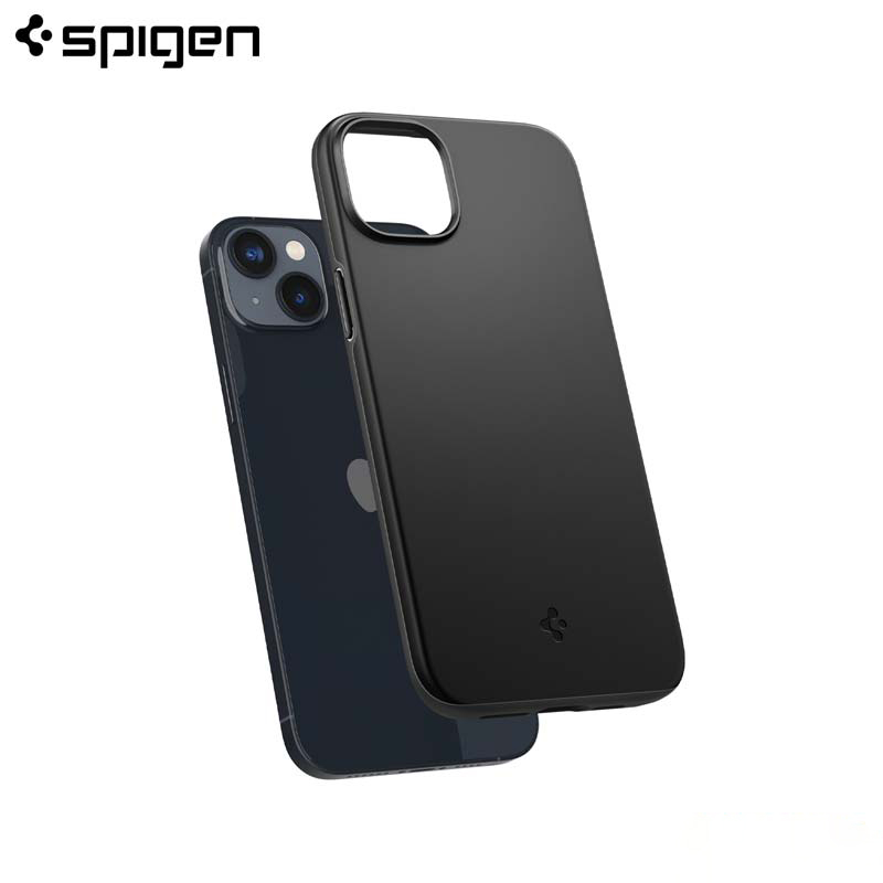 Ốp Lưng Dành Cho Iphone 15 Pro Max1414 Plus14 Pro14 Pro Max Spigen Thin Fit - Hàng Chính Hãng - Iphone 14 Plus - Black