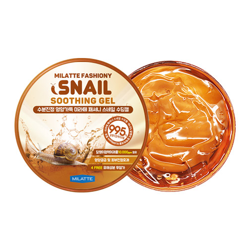 GEL DƯỠNG ẨM TRẺ HÓA LÀN DA TINH CHẤT ỐC SÊN MILATTE FASHIONY SNAIL SOOTHING GEL - 300ml