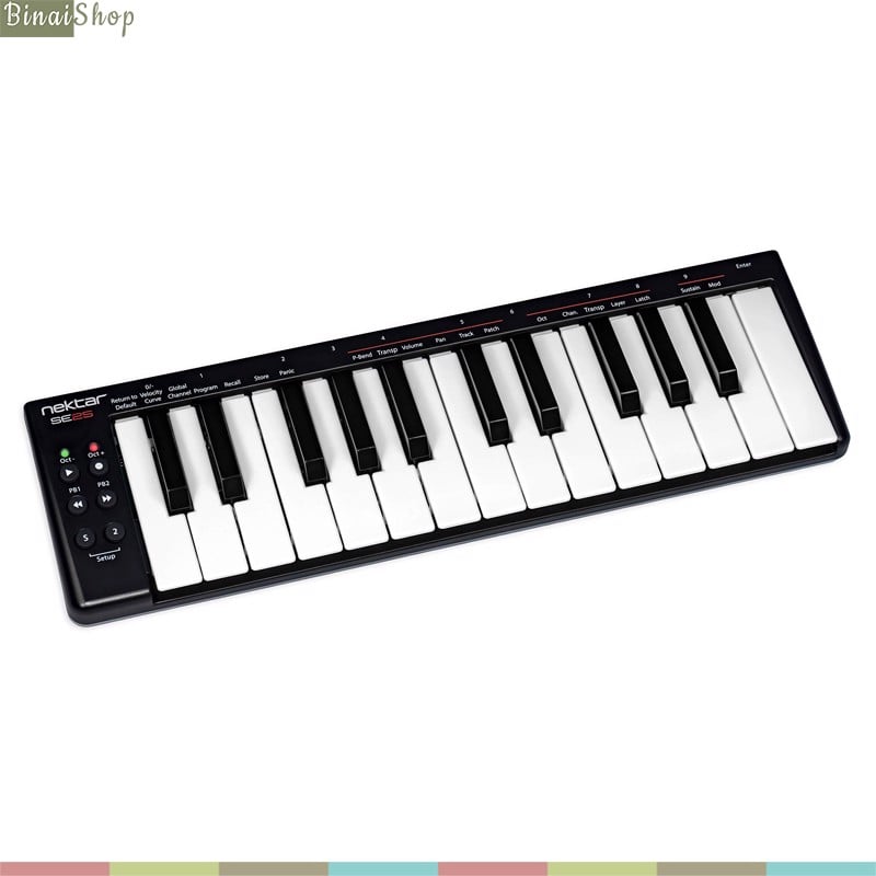 Nektar SE25 - Controller Keyboard MIDI Nhỏ Gọn, 25 Keys, Tặng Bitwig 8-Track Bản Quyền- Hàng chính hãng