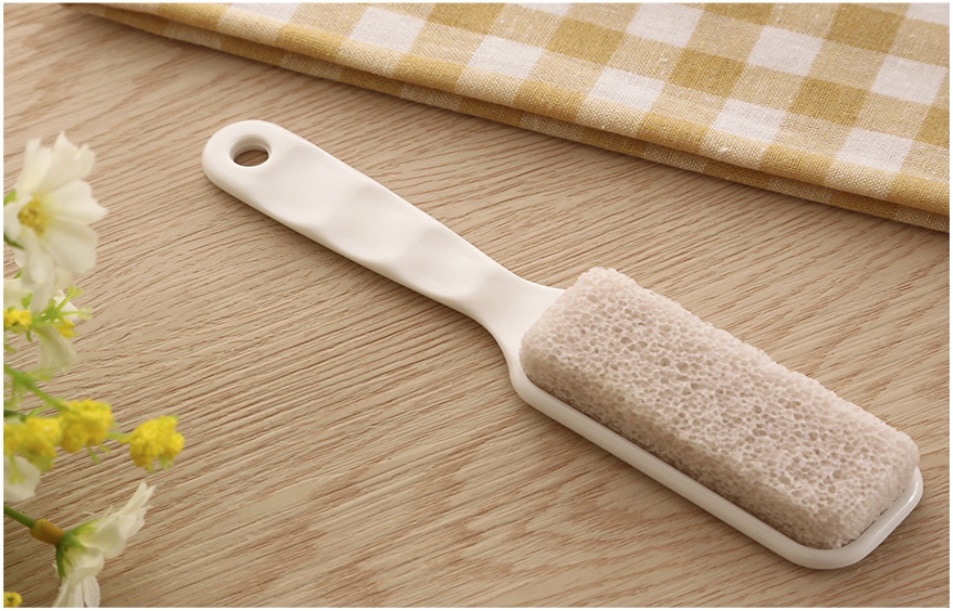 Bàn chà gót chân Ag+ Jabu, nhà suản xuất Sanada, giúp làm mềm, mịn gót chân, loại bỏ các vết chai sần, xơ cứng - nội địa Nhật Bản