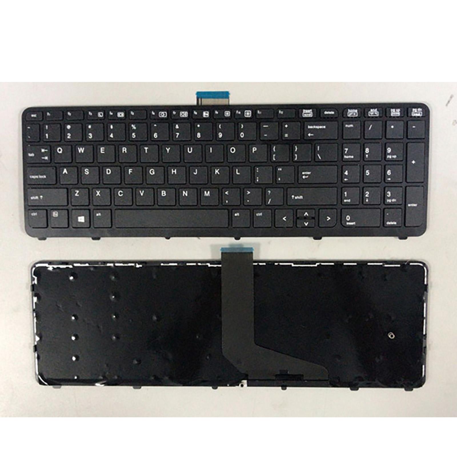 Laptop US English Layout Keyboard Replacement English Version Fits for HP 15 G1 G2 17 G1 G2 Laptop Notebook