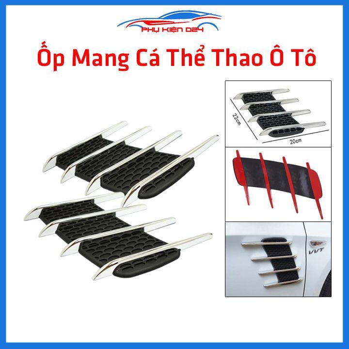 Ốp mang cá thể thao trang trí mô phỏng cửa hút gió trang trí bảo vệ thân xe
