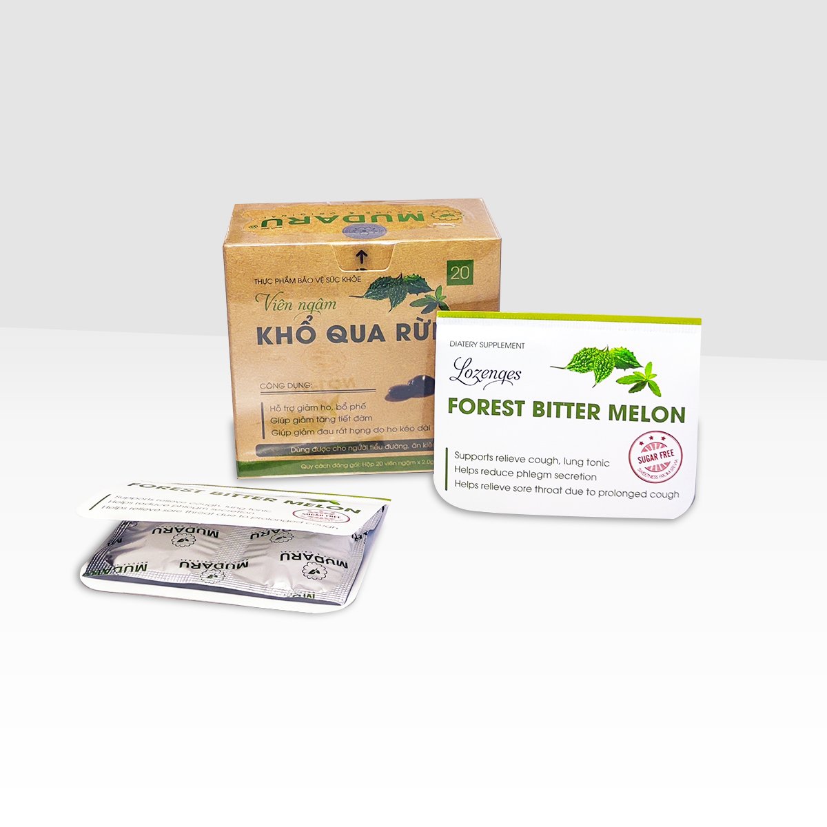 Viên Ngậm Khổ Qua Rừng Mudaru Hộp 20 Viên