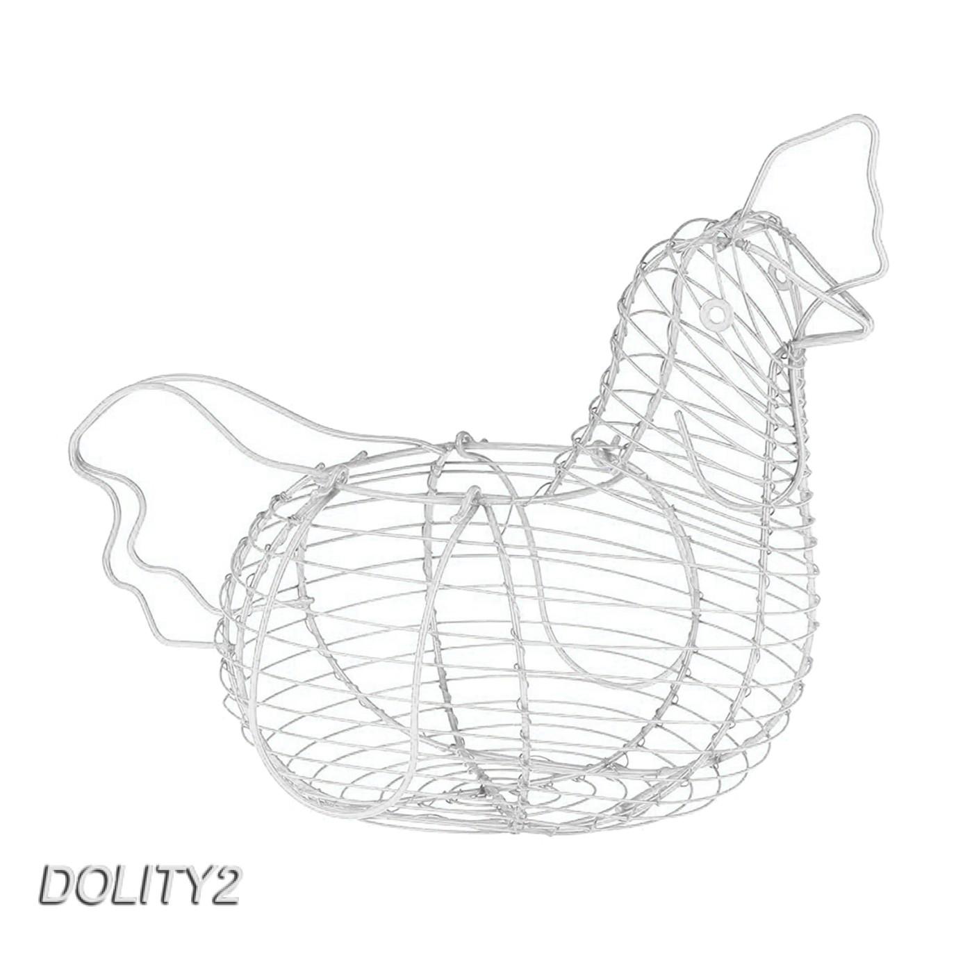 Hộp đựng trứng hình gà bằng dây sắt tiện dụng