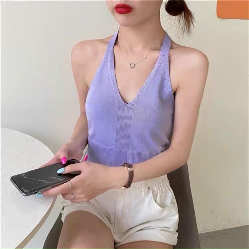 Áo dây nữ kiểu yếm buộc dây hở lưng sexy hottrend hàng QC