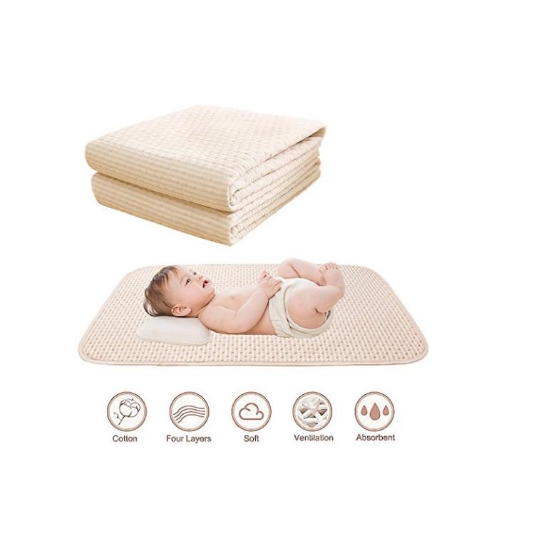 Size 60x70cm siêu lót chống thấm cho bé Supermat chống thấm tuyệt đối, không nóng bí, mềm êm, giặt máy lâu bền