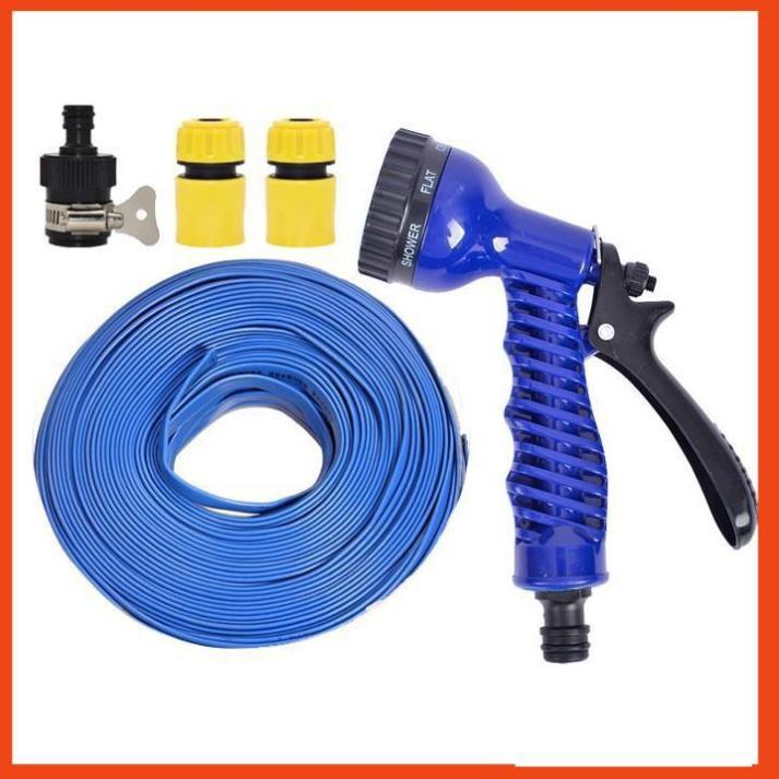 Bộ dây tăng áp 3 lần vòi xịt nước rửa xe, tưới cây loại 15m  206843