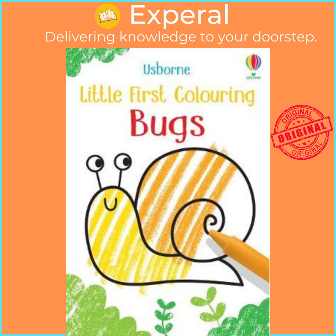 Sách - Little First Colouring Bugs by Kirsteen Robson