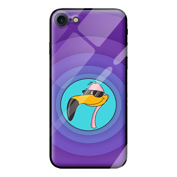 Ốp kính cường lực cho iPhone 8 chim 26 - Hàng chính hãng