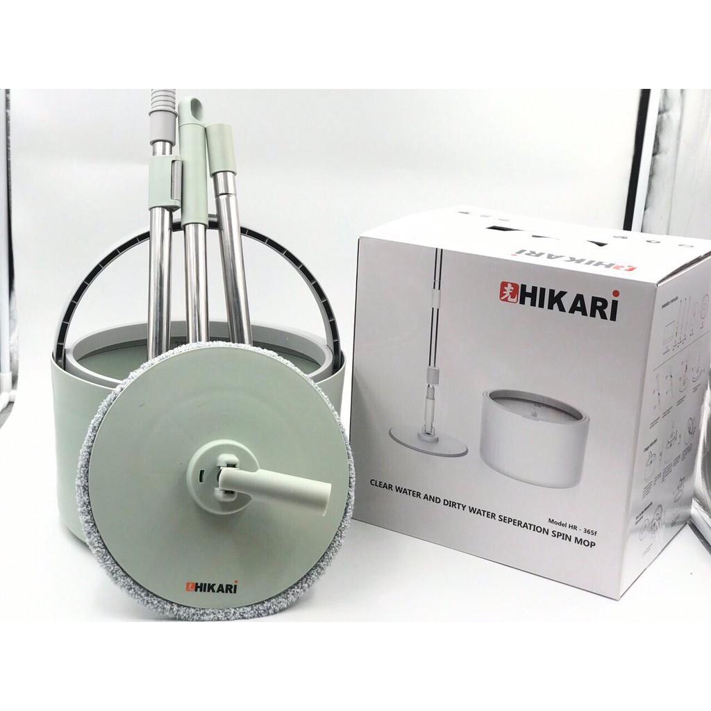 Chổi cây lau nhà thông minh Hikari HR-365F công nghệ Nhật (trắng)