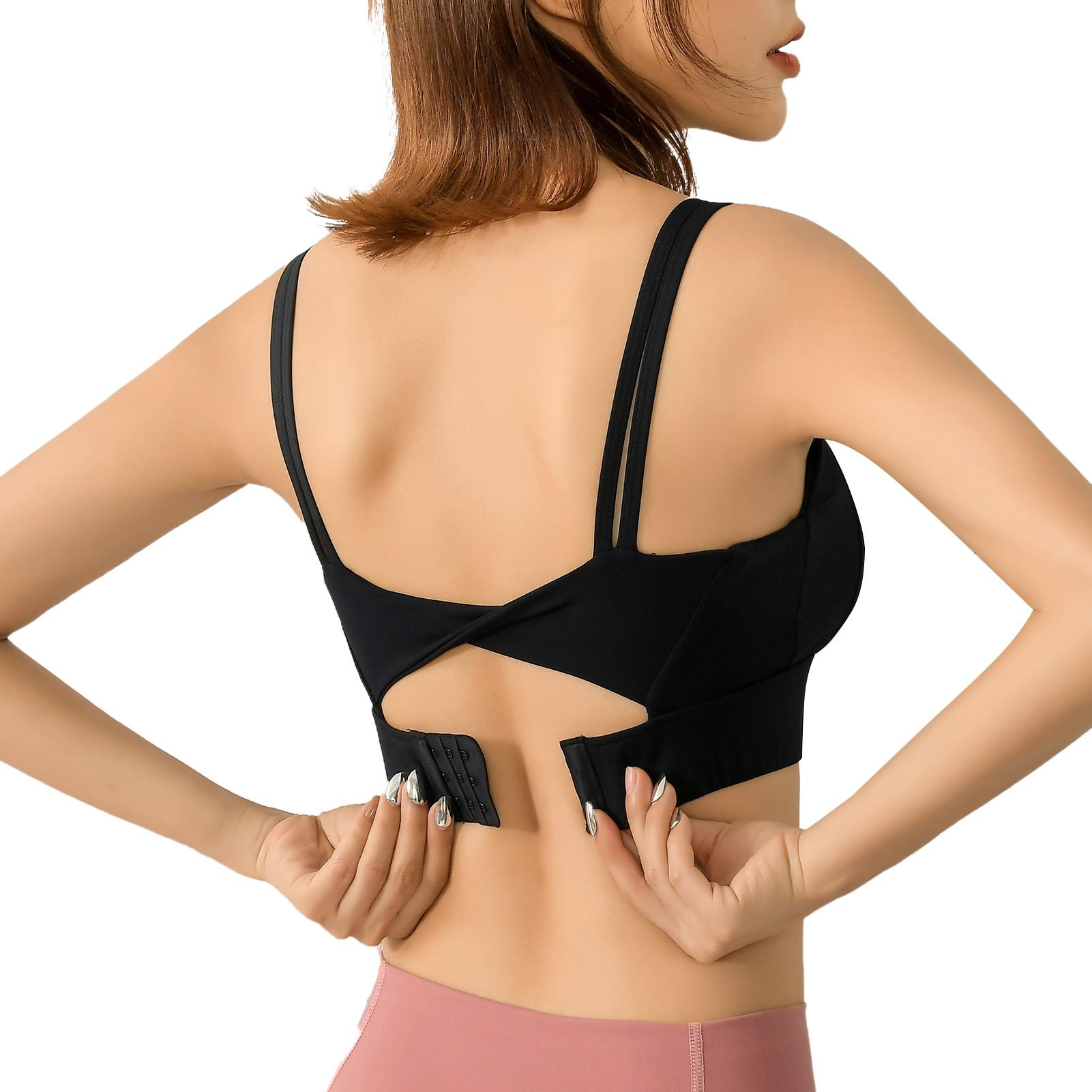 Áo ngực thể thao, yoga cho nữ có Đệm lót Crop-top Tank-Top tôn dáng nâng ngực