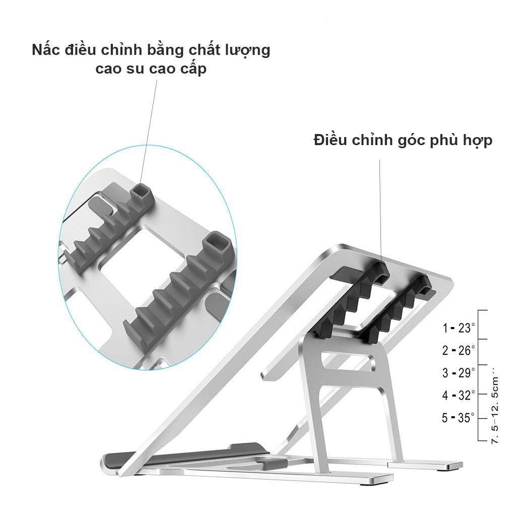 Đế Tản Nhiệt Máy Tính Laptop PIX-LINK X5P Bằng Hợp Kim Nhôm, Điều Chỉnh 5 Cấp Độ - Hàng Chính Hãng