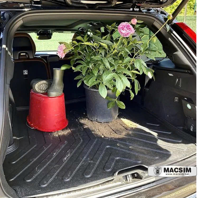 Thảm lót cốp ô tô nhựa TPU Nissan Juke first generation (F15) 2010-2015 Nhãn hiệu Macsim