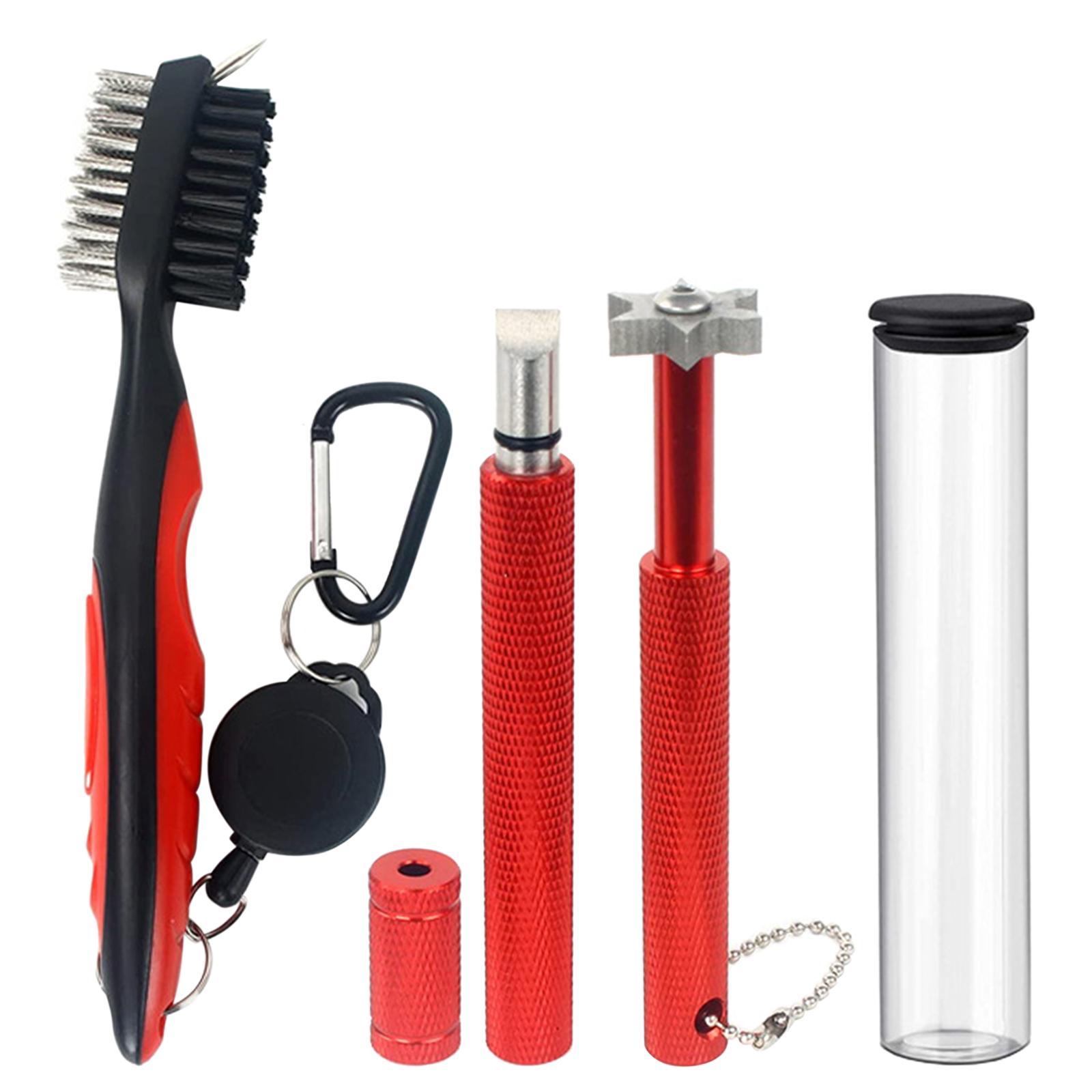 Golf Club Cleaner Groove Sharpener Golf Club Brush Golf Club Cleaning Kit for Golfers