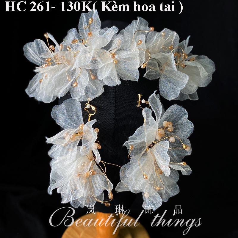 Phụ kiện cưới, hoa cài cô dâu