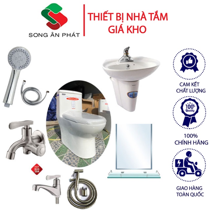 Combo Thiết Bị Vệ Sinh, Combo Thiết Bị Nhà Vệ Sinh 042 – Thiết Bị Nhà Tắm Giá Kho