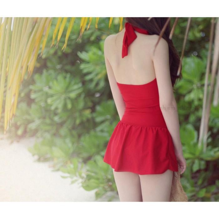 Đồ Bơi Tôn Dáng Dịu Dàng Nữ Tính (Đỏ) (bikini đồ bơi áo tắm), có size tới 70Kg