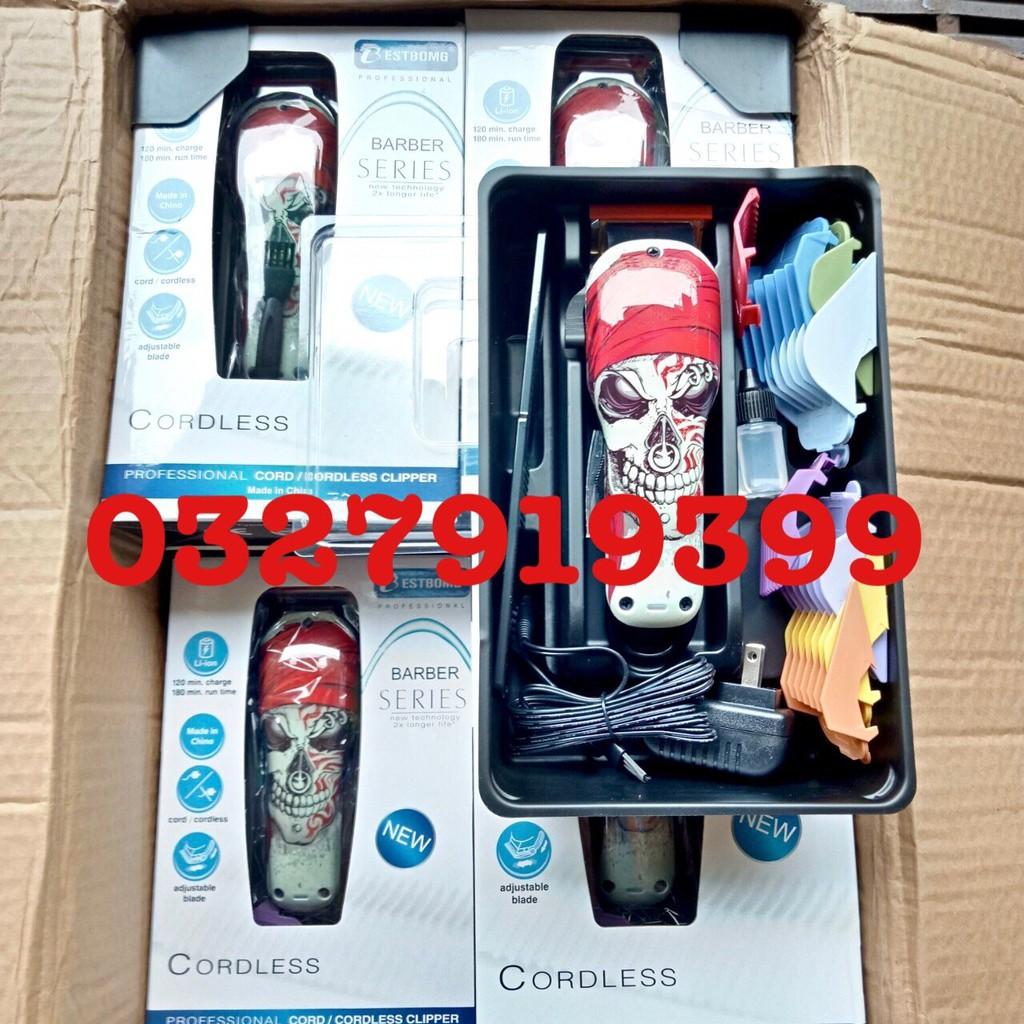 Tông đơ cắt tóc BESTBOMG cao cấp - tăng tốc bộ 8 cữ