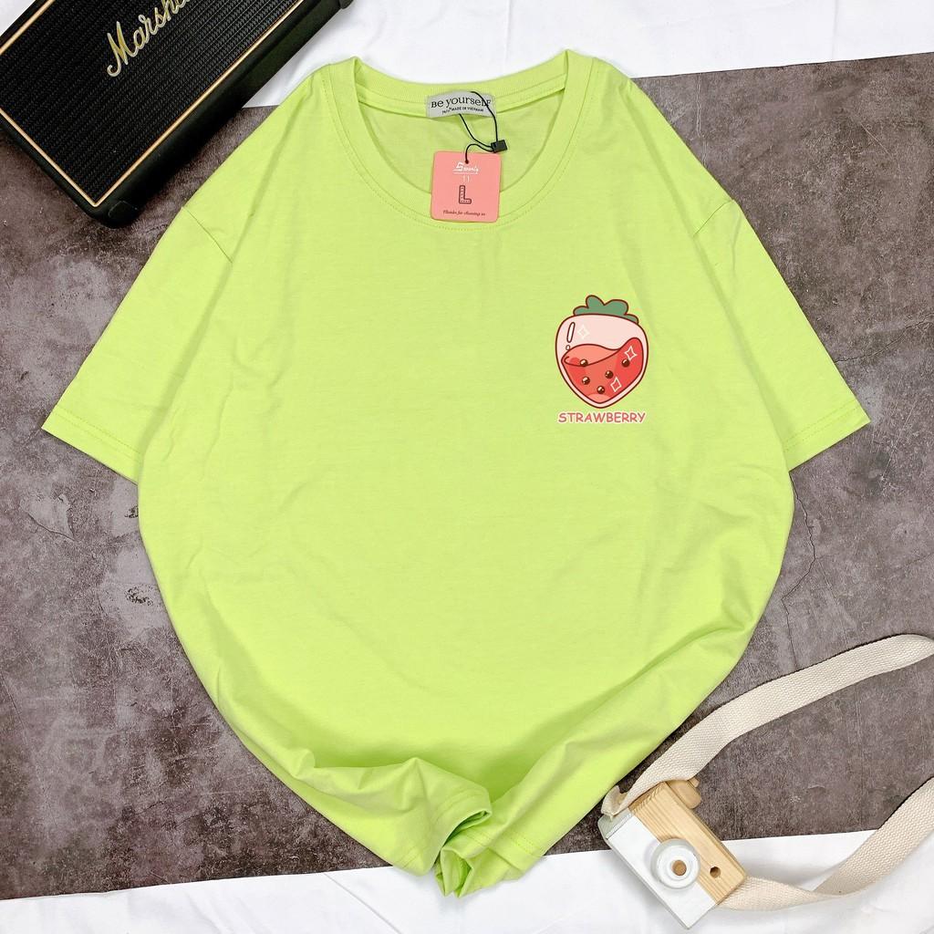 - Áo thun tay ngắn Be Yourself unisex size M L XL - STRAWBERRY