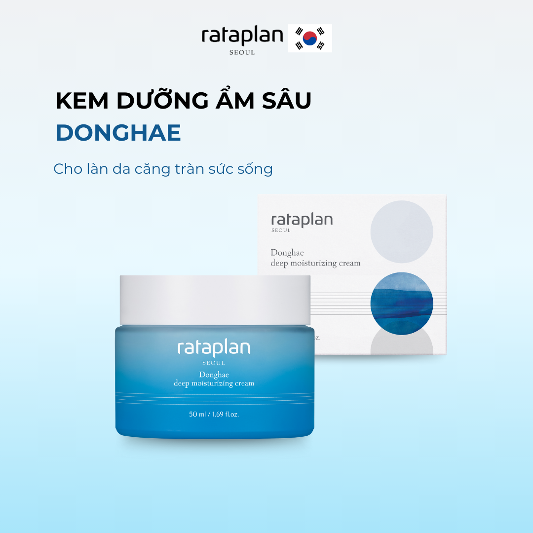 Kem dưỡng ẩm sâu Donghae RATAPLAN cấp ẩm tức thì giúp da mềm mại, ngăn ngừa lão hóa 50ml