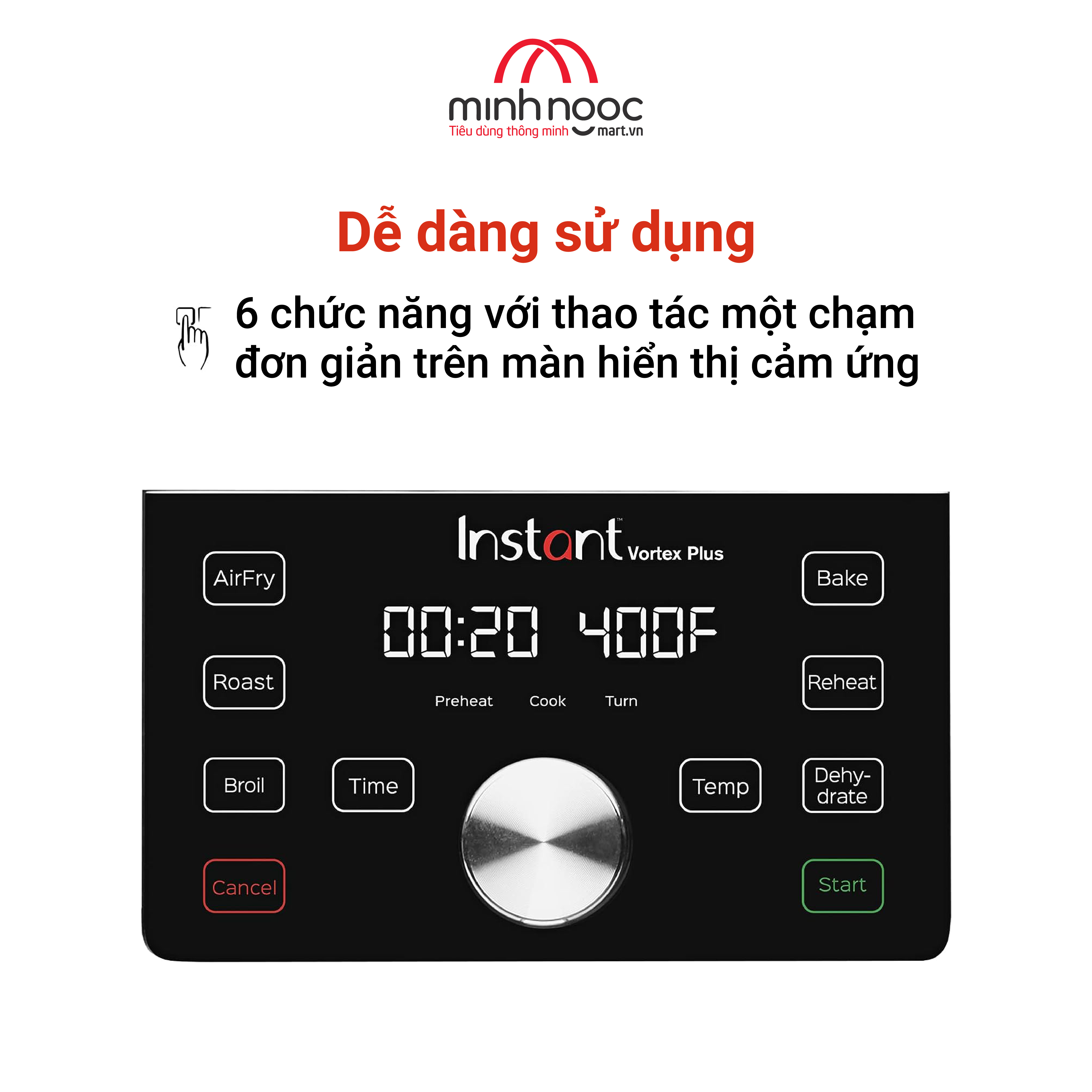 [Hàng chính hãng] [COMBO 2] Nồi áp suất điện Đa Năng InstantPot Duo Plus, dung tích 5.7 lít. 9 chức năng trong 1(9 in1) &amp; Nồi chiên không dầu Instant Vortex Plus, dung tích 5.7 lít. 6 chức năng trong 1 (6 in1)