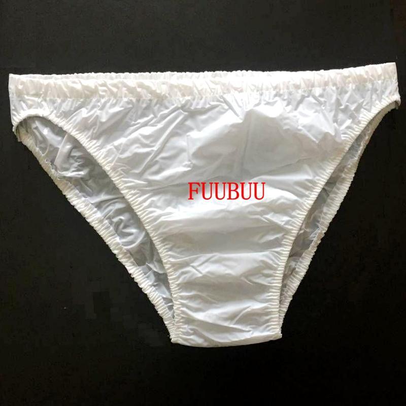 Miễn phí Vận Chuyển FUUBUU2205-White-L-2PCS tã người lớn không dùng một lần tã người lớn bé nhựa quần tã người lớn tã