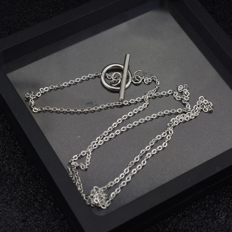 Dây chuyền vòng cổ chuỗi 2 tầng thời trang unisex