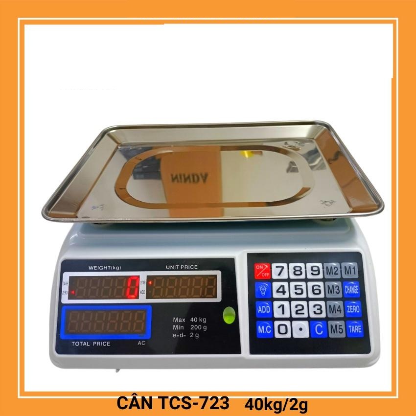 Cân tính tiền điện tử TCS-723  dùng cho bán hàng hoa quả,thực phẩm