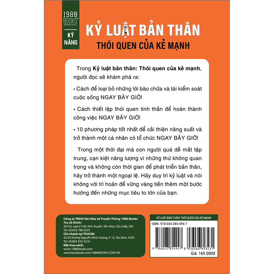 Kỷ Luật Bản Thân: Thói Quen Của Kẻ Mạnh