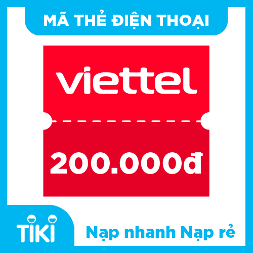 Mã thẻ điện thoại Viettel 200K