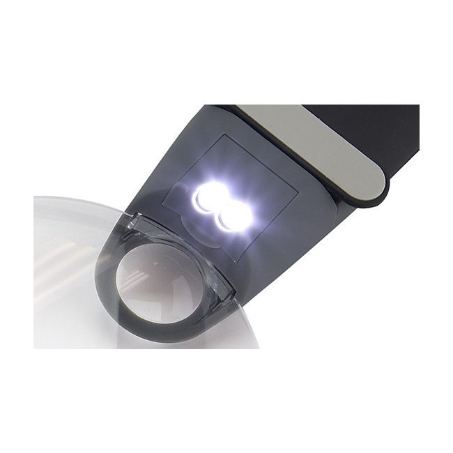Kính lúp có đèn Led Carson FH-25 FreeHand 2.5x - Hàng Chính Hãng