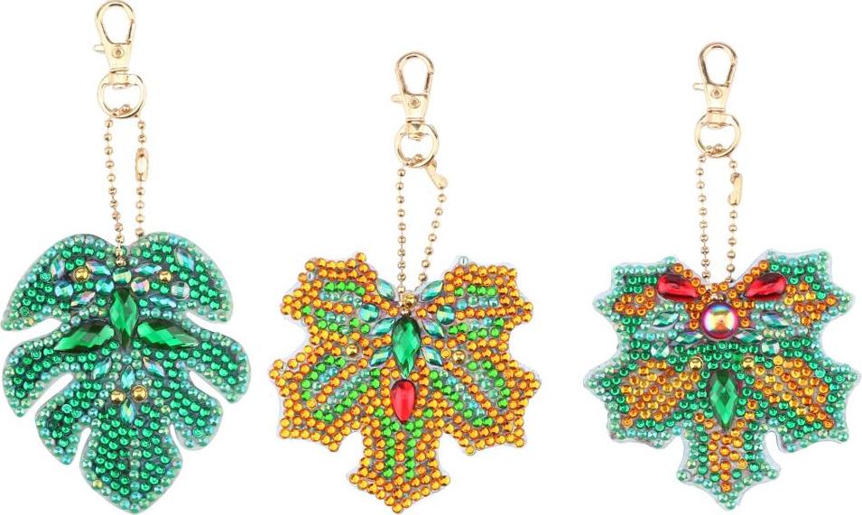 Full Mũi Khoan Hình Dạng Đặc Biệt Tranh Gắn Đá Móc Khóa Móc Khóa Mặt Dây Chuyền Decors