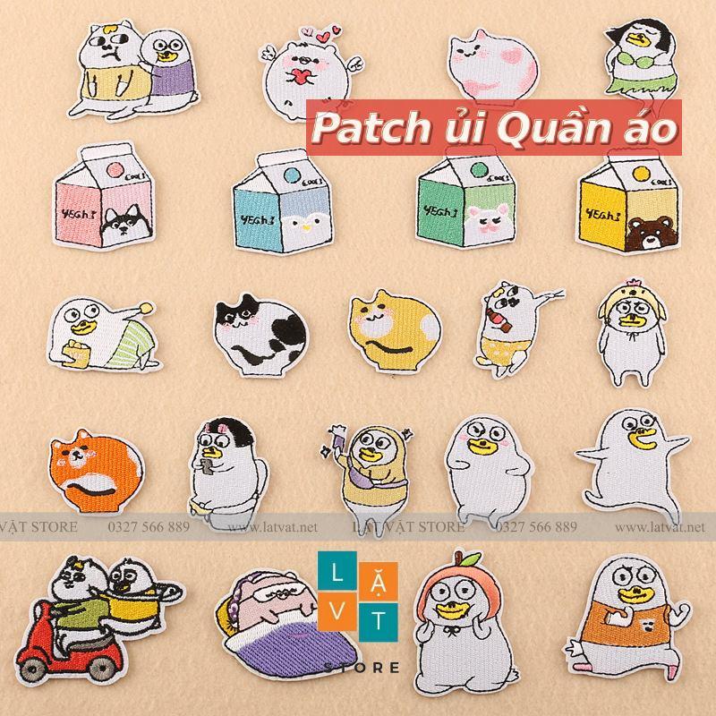 Sticker, Logo Patch Ủi Quần Áo troll cực chất