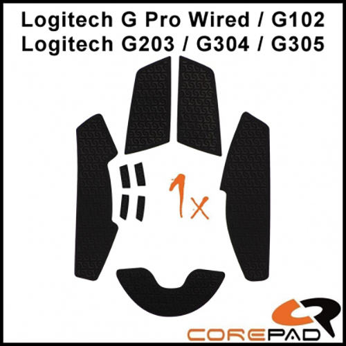 Bộ grip tape Corepad Soft Grips - Dành cho Logitech G Pro / G102 / G203 / G304 / G305 Series - Hàng Chính Hãng