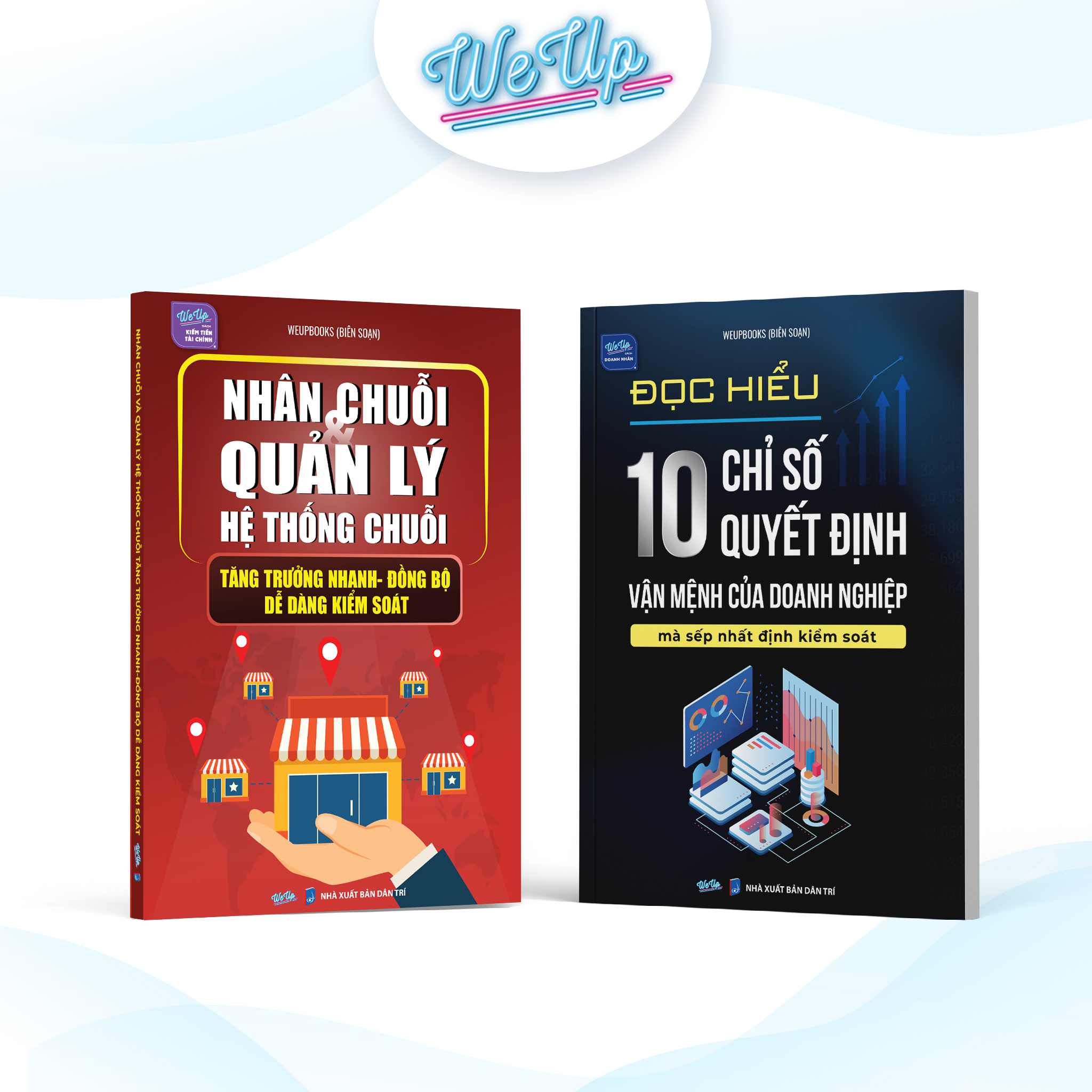 Combo Sách (Tặng EB + Sổ): Nhân chuỗi + Đọc hiểu 10 chỉ số + 12 Nguyên tắc làm ăn + 50 Câu tuyển dụng + Form vận hành