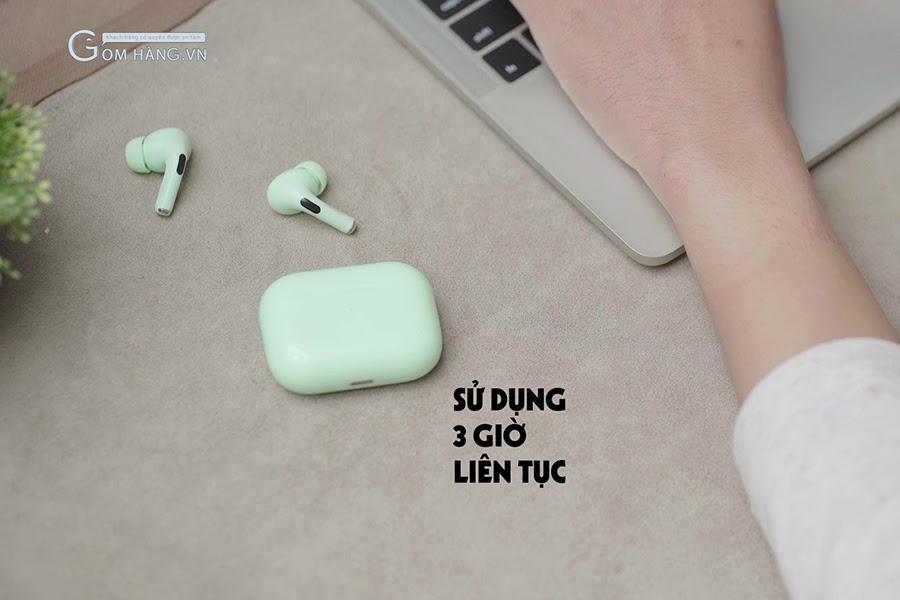 Tai Nghe Nhét Tai Linith - Tai Nghe Bluetooth Inpods Pro - Thiết Kế Đẹp Mắt, Thời Trang - Âm Thanh Trung Thực, Đồng Đều - Chống Ồn Cực Hiệu Quả - Hàng Nhập Khẩu - INPODS01W