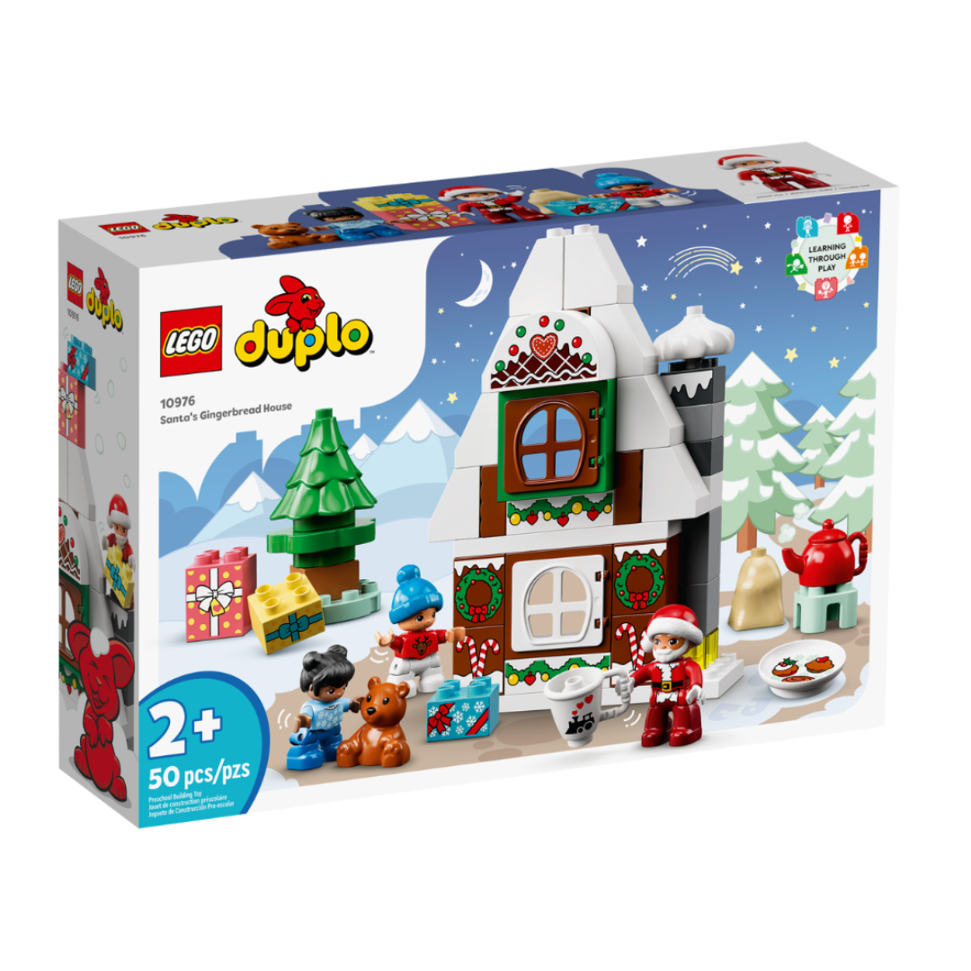 Đồ Chơi Lắp Ráp Cho Bé - LEGO DUPLO 10976 Ngôi nhà bánh gừng của ông già Noel (50 chi tiết)