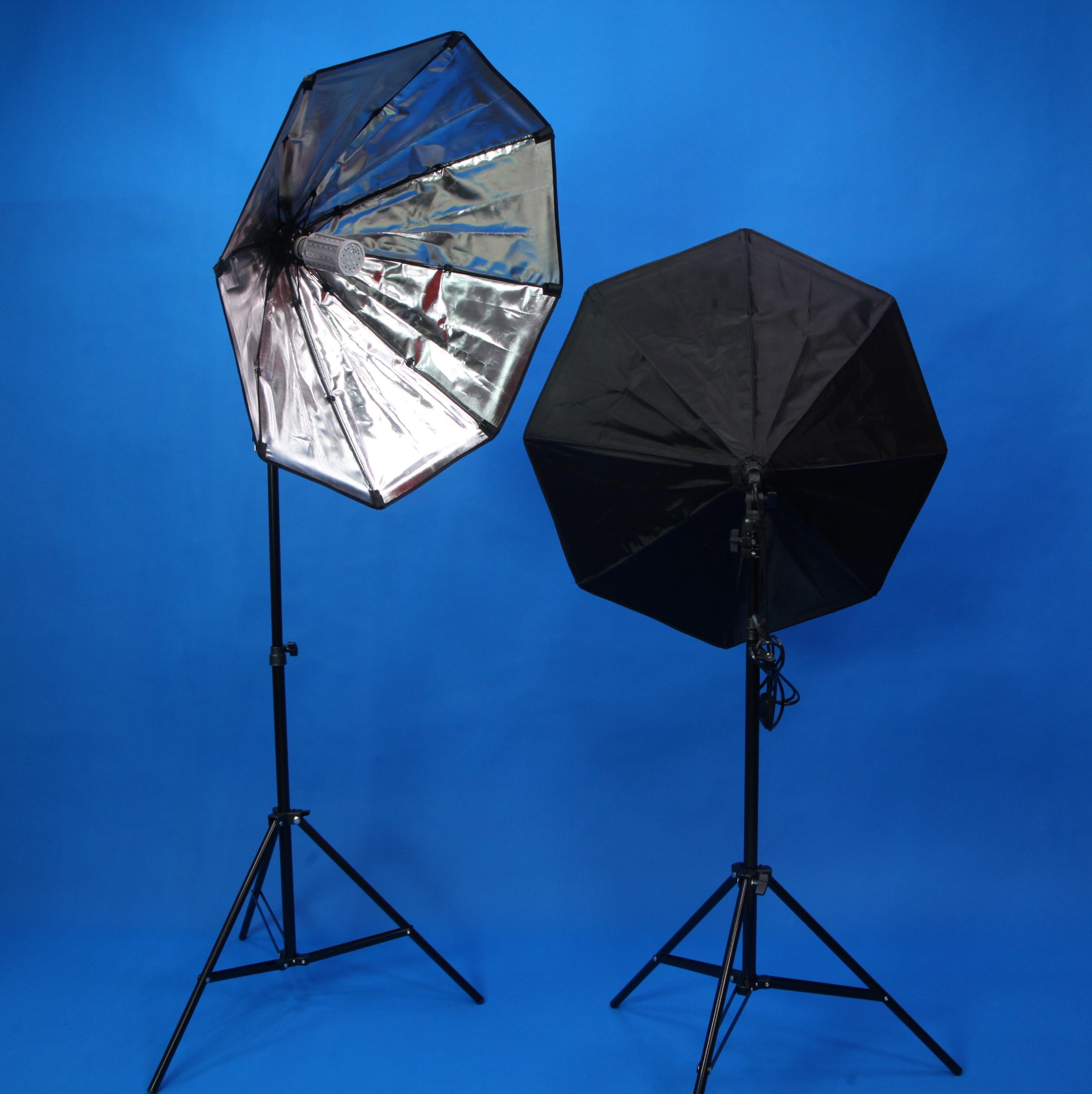 Combo 2 đèn LED360 40w softbox bát giác 75cm