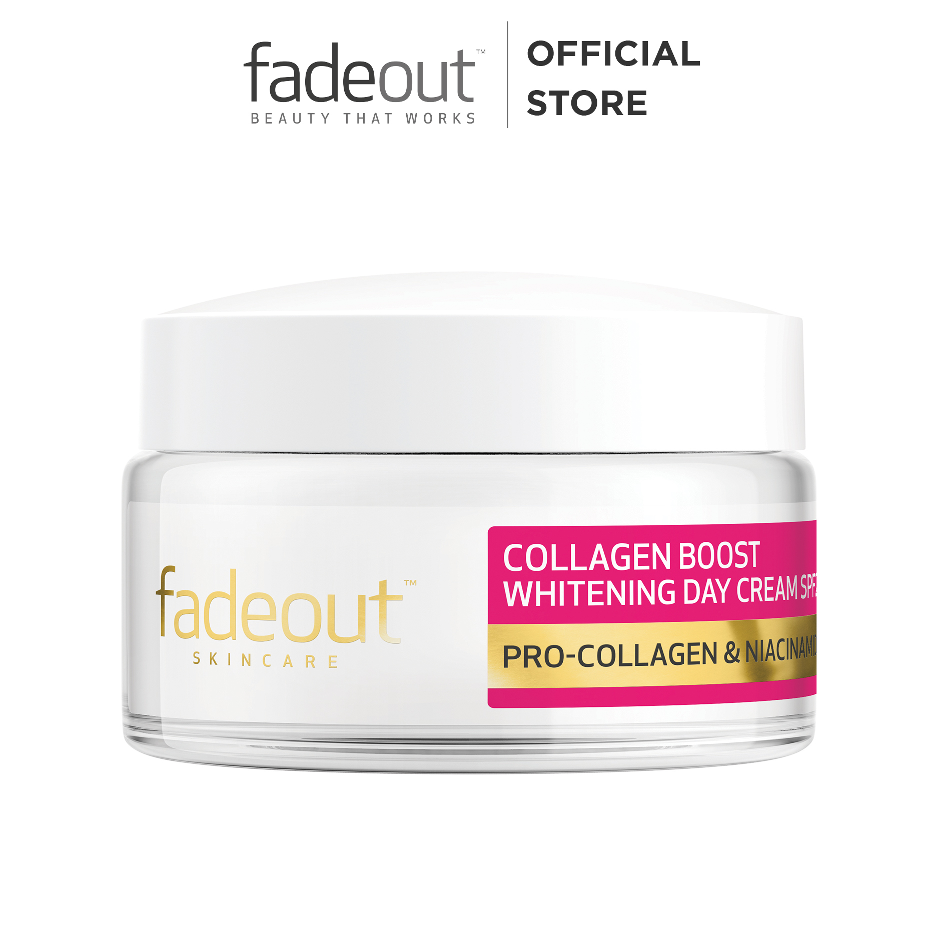 KEM DƯỠNG TRẮNG DA TĂNG CƯỜNG COLLAGEN BAN NGÀY - FADEOUT COLLAGEN BOOST WHITENING DAY CREAM SPF 25 50ML
