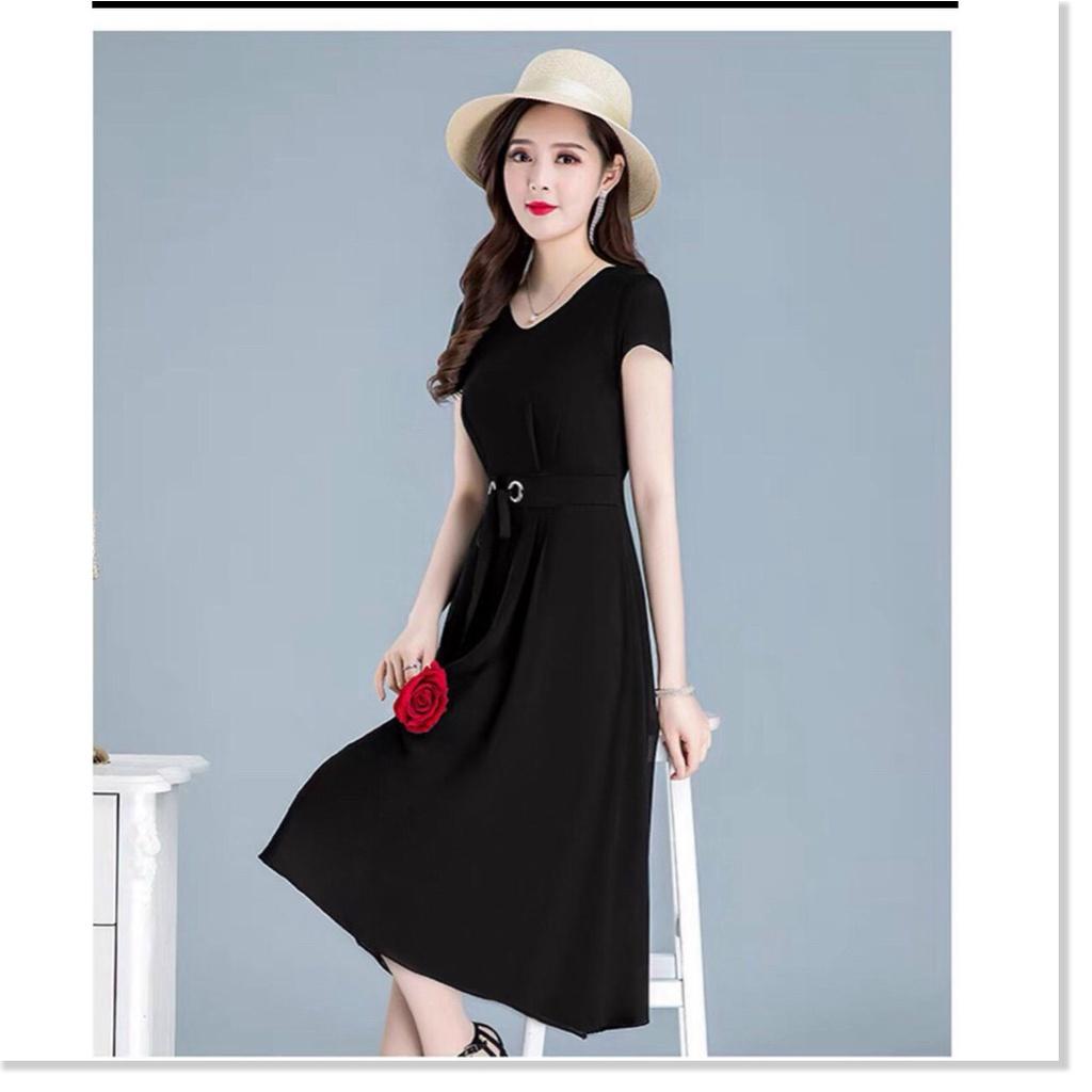 Đầm poly 2 da cực sang dành cho chị em