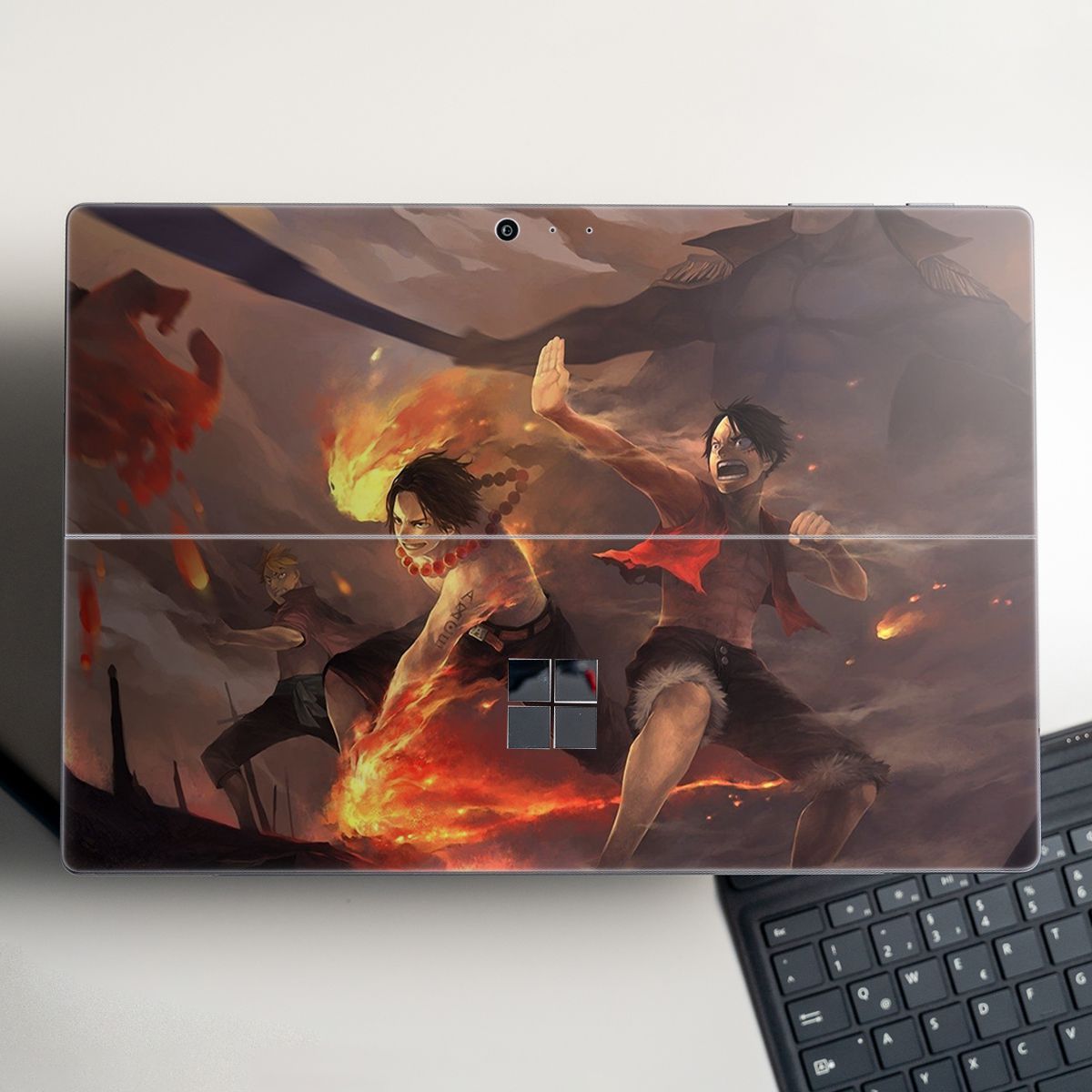 Skin dán hình One Piece x12 cho Surface Go, Pro 2, Pro 3, Pro 4, Pro 5, Pro 6, Pro 7, Pro X