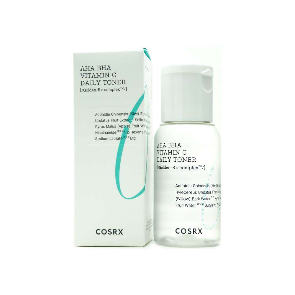 Nước cân bằng dưỡng sáng da COSRX Refresh AHA BHA Vitamin C Daily Toner