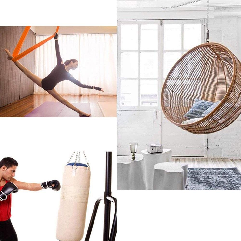 Võng Treo Bộ Xoay Móc Thép Không Gỉ Chịu Lực Hoàn Hảo Cho Võng Ghế Nội Thất Xoay Trong Nhà Ngoài Trời