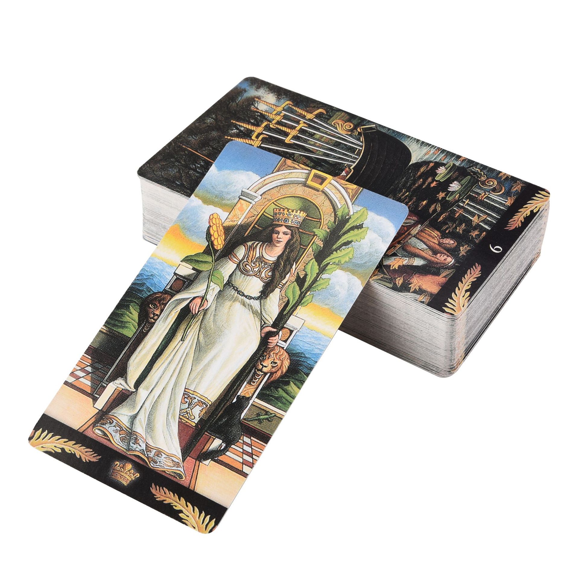 Combo Bộ Bài Bói Pre-Raphaelite Tarot Cao Cấp New và Túi Nhung Đựng Tarot và Khăn Trải Bàn Tarot