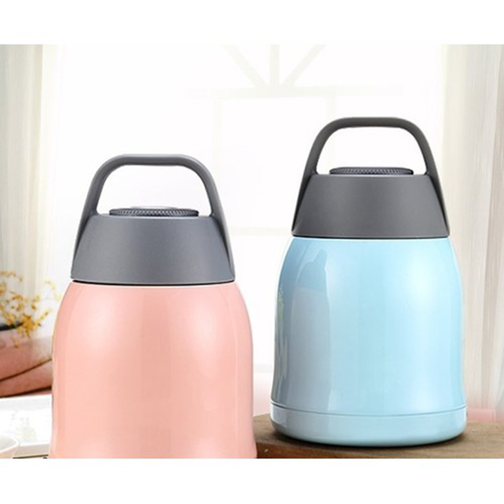 Bình Giữ Nhiệt Nóng Lạnh Có Quai Xách Dung Tích 600ml - Giao màu ngẫu nhiên