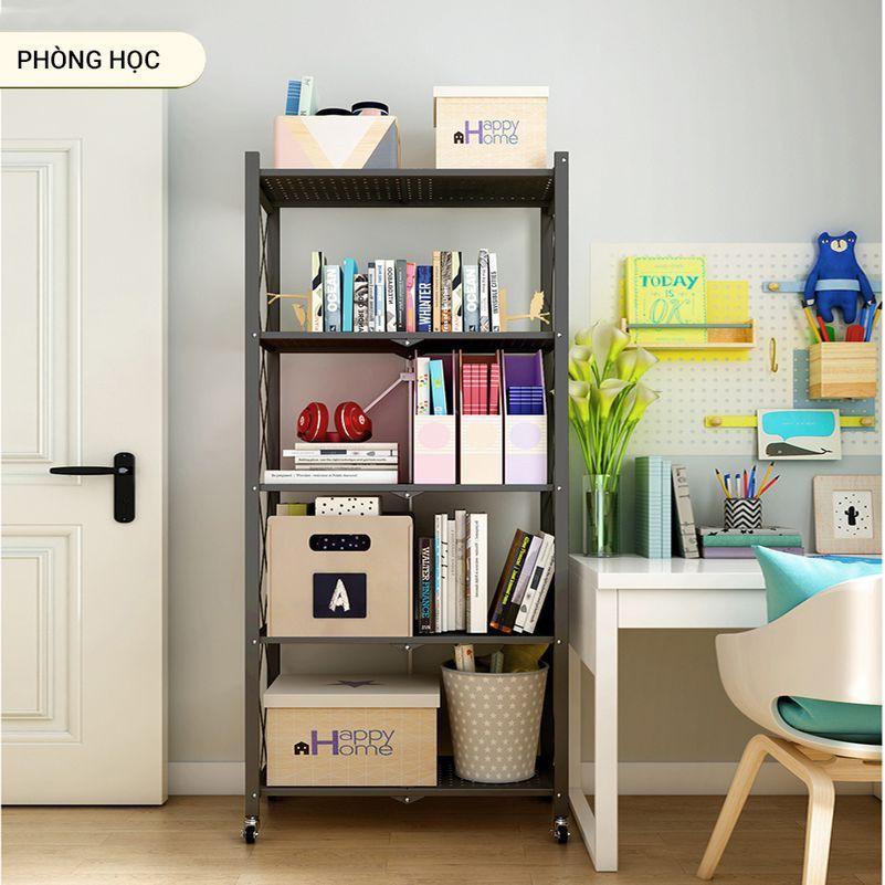 Kệ để đồ đa năng kệ gấp gọn 3/4/5 tầng cho nhà bếp, phòng ăn, phòng tắm