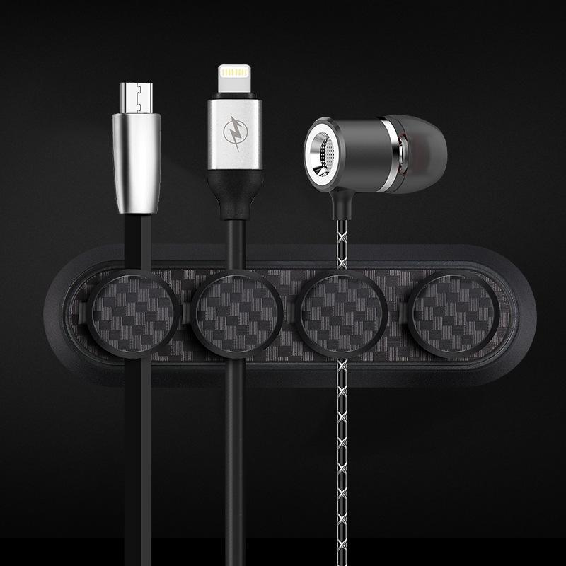 Thuận lợi nhất kết cấu sợi carbon đường hút từ tính tổ chức dòng clip dòng dữ liệu trung tâm lưu trữ quà tặng sáng tạo máy tính để bàn dòng hoàn thiện thẻ