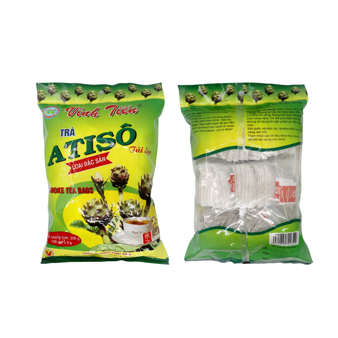 Trà Atiso Đặc Sản Vĩnh Tiến Túi Lọc Bịch - Mát gan, thanh nhiệt.