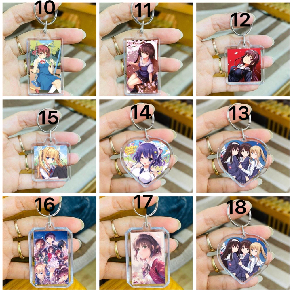 Móc khoá Saenai Heroine no Sodatekata / móc treo khoá anime Saenai Heroine no Sodatekata